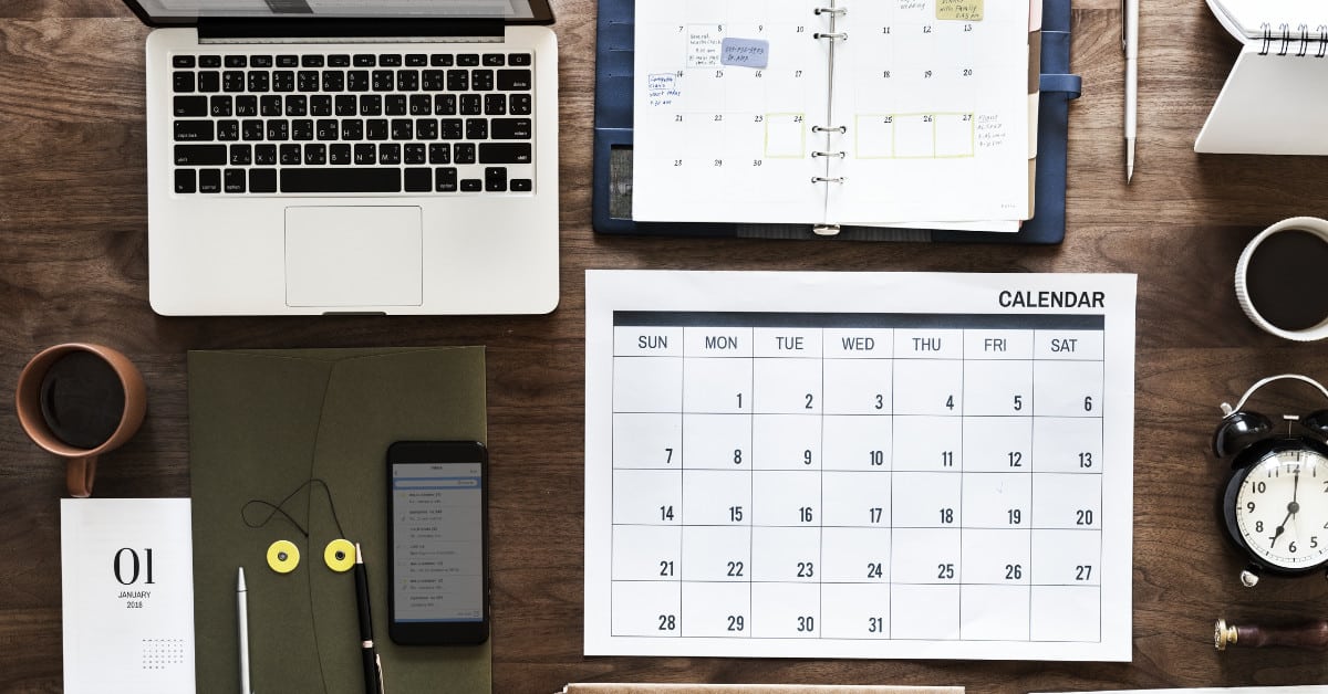Schedule and Training Calendar